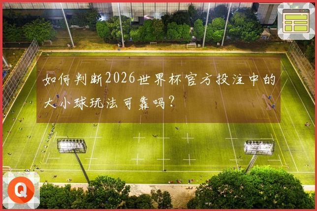 如何判断2026世界杯官方投注中的大小球玩法可靠吗？